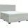 vidaXL Boxspringbett 180 x 200 cm Hellgrau