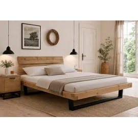 Home Affaire Ultima Balkenbett 198 x 228 cm Braun