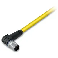 WAGO 756-1304/060-050 Sensor-/Aktor-Datensteckverbinder, konfektioniert M12 Stecker, gewinkelt 5.00m