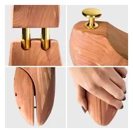 Tectake tectake® GmbH Zedernholz, Schuhspanner,