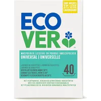 Ecover Universal Waschpulver Konzentrat Lavendel (3 kg / 40 Waschladungen), Vollwaschmittel mit pflanzenbasierten Inhaltsstoffen, Waschmittel Pulver für natürlich fasertief reine Weißwäsche