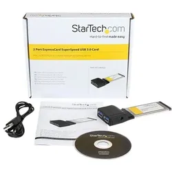 StarTech.com 2 Port USB 3.0 ExpressCard UASP Unterstützung USB-Adapter x 2
