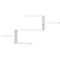 [en.casa] Flekkefjord Wandregal 104 x 14,5 x 49,5 cm Weiß