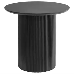 Beistelltisch Keramik Schwarz LEONA