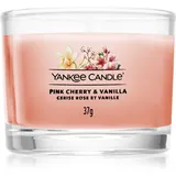 Yankee Candle Pink Cherry Vanilla Filled Votive Duftkerze 37 g