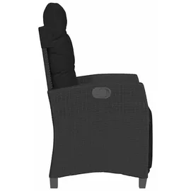 vidaXL Gartensessel 59,1 x 43,5 x 34,1 cm schwarz 2 St.