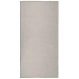 vidaXL Outdoor-Teppich Flachgewebe 100x200 cm Taupe