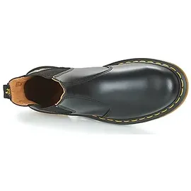 Dr. Martens 2976 Yellow Stitch Smooth black smooth leather 45