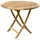 Lex Gartentisch Klapptisch Ø 90 x 74 cm Teak