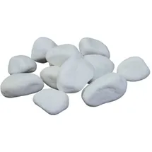 Kratki Dekorative Steine 1 kg Keramik weiß