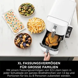 Ninja Double Stack XL SL400EUWH 9,5 l weiß