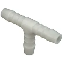 tecuro Schlauchverbinder T-Stück Ø 12 mm Nylon weiß