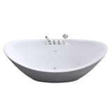 SoGood Vicenza603 freistehende Badewanne 80 x 183 cm