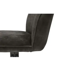 MCA Furniture uno Esszimmerstuhl drehbar , grau , Maße (cm): B: H: T: 64.0