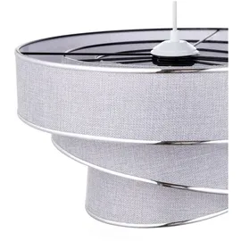 Opviq 1-flg. 40 cm zylindrisch grau silber