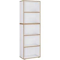 VCM Salia Aktenregal 60 x 33 x 183 cm weiß