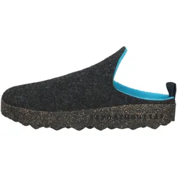Hausschuh ASPORTUGUESAS "Asportuguesas Hausschuhe Filz", Damen, Gr. 39, schwarz (antracite), Filz, casual, Schuhe