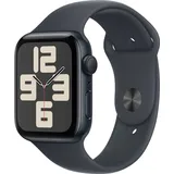 Apple Watch SE GPS 44 mm Aluminiumgehäuse Mitternacht, Sportarmband Mitternacht M/L