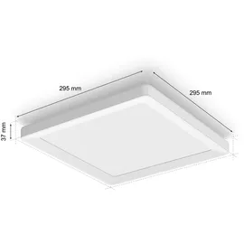 Philips Tento S 1 LED-Panel 29,5 x 29,5 cm weiß