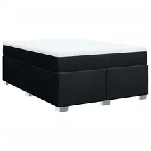 vidaXL Boxspringbett 140 x 200 cm Schwarz