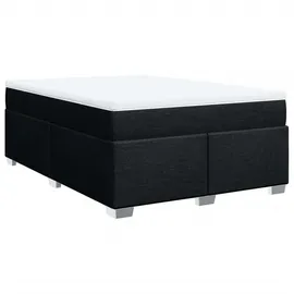 vidaXL Boxspringbett 140 x 200 cm Schwarz