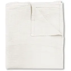 Wohndecke BIBERNA "0480100 Musselin", beige (natur), B:150cm L:200cm, Wohndecken, gekreppte Optik+Struktur, leichte Sommer Decke, Tagesdecke, angenehm