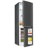 Exquisit KGC232-60-E-040C Kühl-Gefrierkombination (173 l, 1425 mm hoch, Grau)