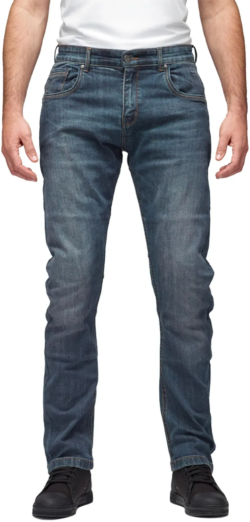 Modeka Bratt Motorfiets Jeans, blauw, 32 Voorman