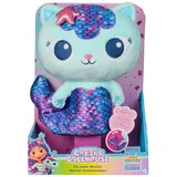 Spin Master Gabby's Dollhouse, 25 cm große Plüsch-Katze MerCat (deutsch: Meerkätzchen), Premium Plüschtier mit beweglichem Meerjungfrauenflosse