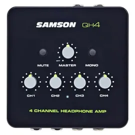 Samson QH4 Kopfhörerverstärker mit Kopfhörer