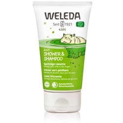 Weleda Kids 2in1 Shower & Shampoo Spritzige Limette żel pod prysznic 150 ml