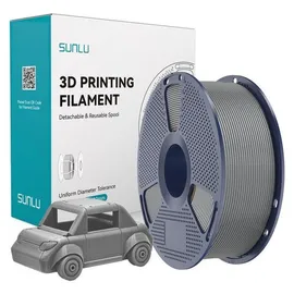 SUNLU PETG Filament, 1,75mm, 1kg - Farbton: Grey