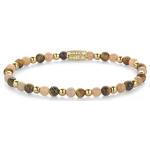 Rebel & Rose RR-40140-G-S Damen-Armband Edelstahl goldfarben Größe 4 mm