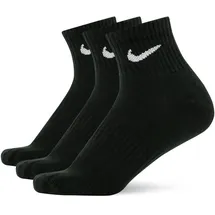 Nike Everyday Lightweight Trainings-Knöchelsocken Black/White 34-38
