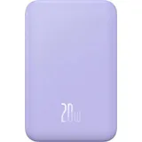 Baseus Magnetic Powerbank, MagSafe, USB-C, 5000mAh 20W violett