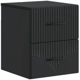 vidaXL Nachtschrank 34,5 x 33 x 40 cm Schwarz