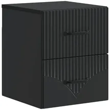 vidaXL Nachtschrank 34,5 x 33 x 40 cm Schwarz