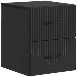 vidaXL Nachtschrank 34,5 x 33 x 40 cm Schwarz