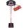 Hudora Start Basketballständer 205 Rot 165 -205 cm