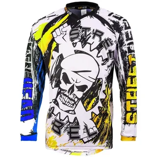 Broken Head MX Jersey Street Rebel Blau-Gelb