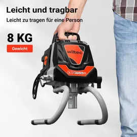 Wiltec Farbsprühsystem Hochdruck Farbsprühsystem