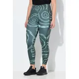 Ulla Popken Leggings in sumpfgrün | Gr.: 46-48