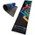 Relaxdays Dartteppich mit Abwurfline Grün,Hellblau,Schwarz