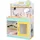 Teamson Kids Little Helper Holzhaustierspielständer Pretend Vet Clinic Spielzeugset für Katzen- und Hundespielzeug mit 19 Rollenspielzubehör Grün/Gelb TD-13636A