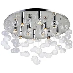 Azzardo AZ2571 Kronleuchter Luvia 10x40W | GU10 | IP20 - transparentglas