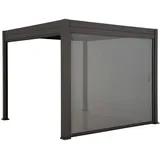 LECO Rollo 3 m Zur Lamellenpergola Deluxe Anthrazit