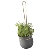 stelton Blumentopf Grow-It Ø 13 x 13 cm grau