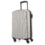 suitline Handgepäck Koffer 4-Rollen Cabin 55 cm / 34 l matt weiß