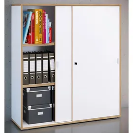 VCM Salia Aktenschrank 100 x 37,4 x 110 weiß