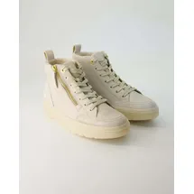 Paul Green Damen Sneaker Veloursleder Beige 37,5